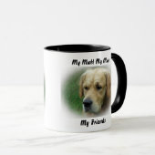 私は友達のマグカップを口にしゃべる。 マグカップ (正面右)