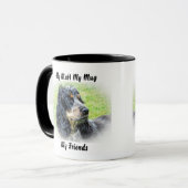 私は友達のマグカップを口にしゃべる。 マグカップ (正面左)