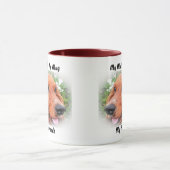 私は友達のマグカップを口にしゃべる。 マグカップ (中央)