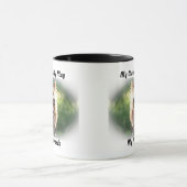 私は友達のマグカップを口にしゃべる。 マグカップ (中央)