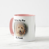 私は友達のマグカップを口にしゃべる。 マグカップ (正面左)