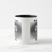 私は友達のマグカップを口にしゃべる。 マグカップ (中央)