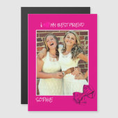 私は友達の最高の写真が大好きカスタム- パーソナライズされた (正面/裏面)