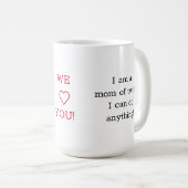 私は双子のマグカップの母で、新しい母の贈り物、2人の男の子。 コーヒーマグカップ (正面右)