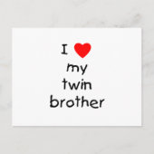 私は双子の兄を愛している ポストカード (正面)
