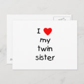 私は双子の妹を愛している ポストカード (正面/裏面)