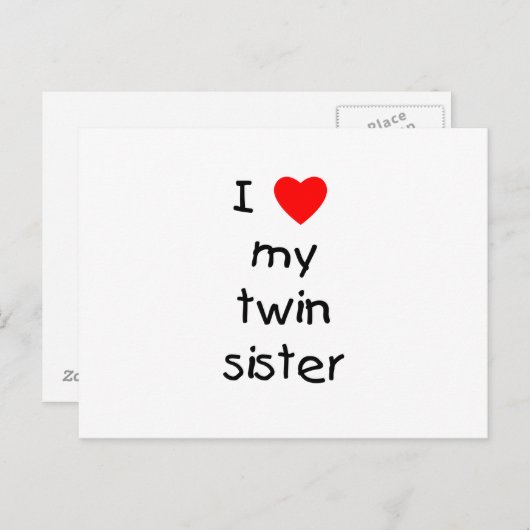 私は双子の妹を愛している ポストカード