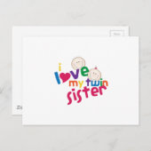 私は双子の妹を愛している ポストカード (正面/裏面)