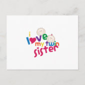 私は双子の妹を愛している ポストカード (正面)