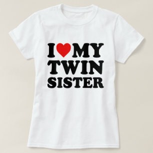 私は双子の妹を愛している Tシャツ