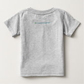 「私は双子よ！」 ベビーTシャツ (裏面)