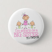 私は双生児へ姉であることを行っています 缶バッジ (正面)