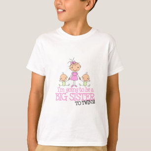 私は双生児へ姉であることを行っています Tシャツ