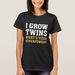 私は双生児を育てます Tシャツ