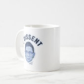 私は反対します コーヒーマグカップ (正面左)