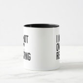 私は反応する卵巣ではないです- マグカップ (中央)