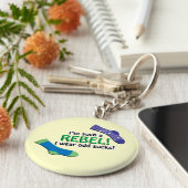 私は反逆者だ私は奇妙な靴下を衣服! キーホルダー (側面)