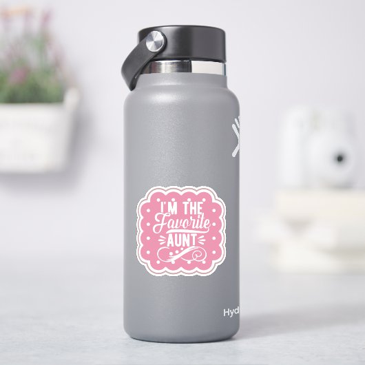 私は叔母お気に入りのだ シール (HydroFlask)