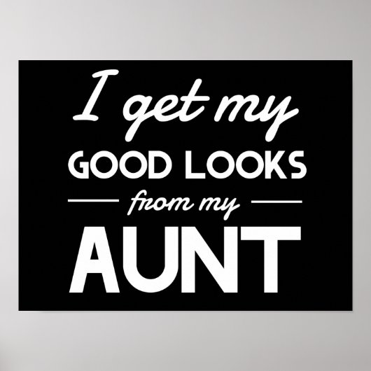 私は叔母から容貌が良い ポスター (正面)