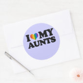 私は叔母たちを愛している ラウンドシール (封筒)