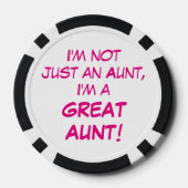私は叔母だけではない叔母素晴らしだ ポーカーチップ (裏面)