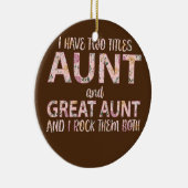 私は叔母と叔母の2つのタイトル素晴らしを持っている彼らをロック セラミックオーナメント (右)