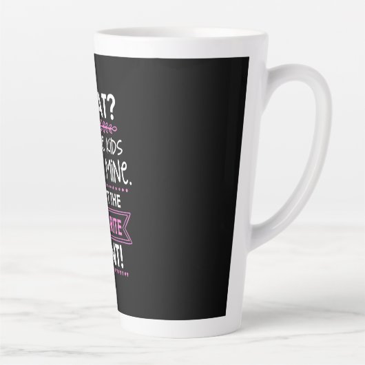 私は叔母に過ぎなお気に入りのい カフェラテマグ (右)