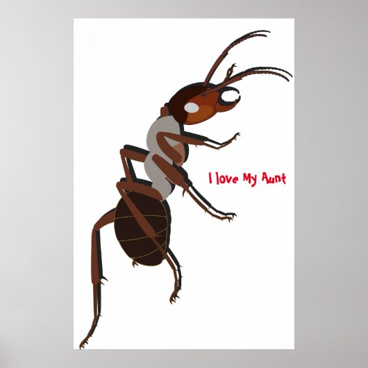 私は叔母のポスターが大好き ポスター (正面)