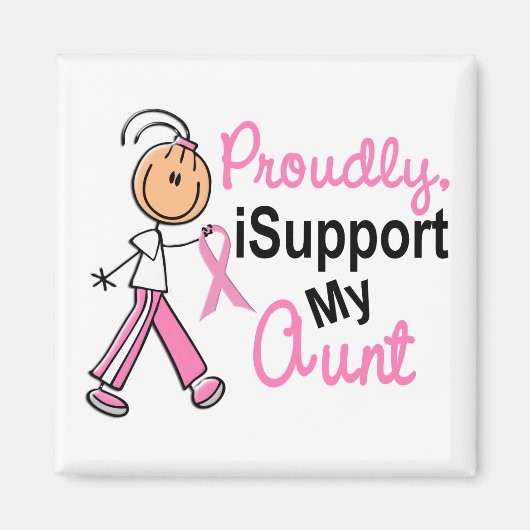 私は叔母のSFT（乳がん）を支持する マグネット (正面)