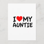 私は叔母を愛している ポストカード (正面)