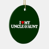 私は叔父と叔母が大好き セラミックオーナメント (右)