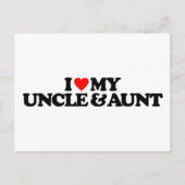 私は叔父と叔母が大好き ポストカード (正面)