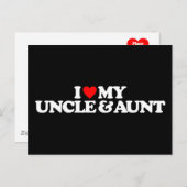 私は叔父と叔母が大好き ポストカード (正面/裏面)