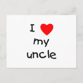 私は叔父を愛している ポストカード (正面)