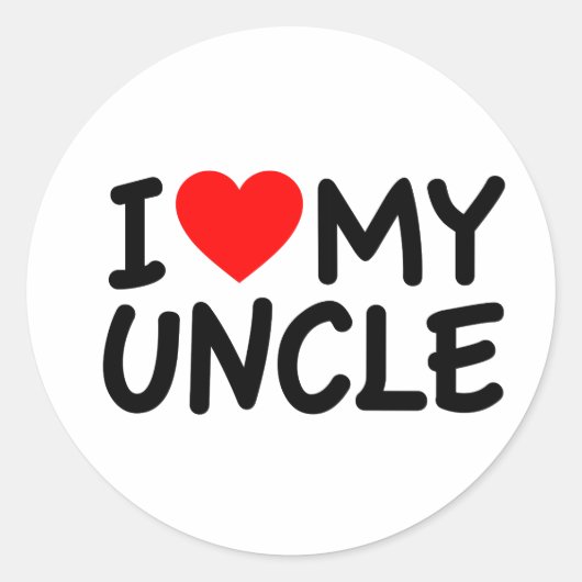 私は叔父を愛している ラウンドシール (正面)