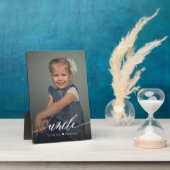 私は叔父を愛している |写真モダンコラージュ フォトプラーク (側面)