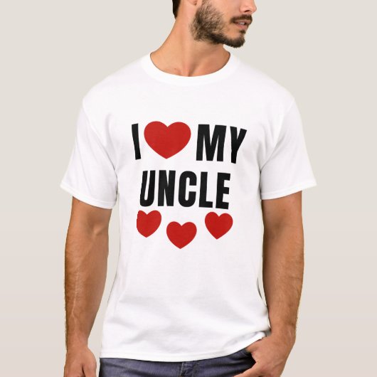 私は叔父を愛している Tシャツ (正面)