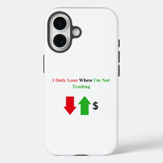私は取引していないときだけ負ける – トレーダー Case-Mate iPhoneケース (裏面)
