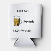 私は取得し飲ない、私はクーラーボックスに酔う 缶クーラー (正面)