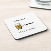 私は取得し飲ない、私はAに夢中になる コースター (左側)