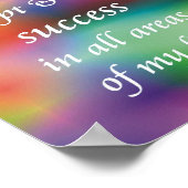 私は受け入れて成功を許す ポスター (角)