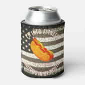 私は口の中でフィットネスフィットネスのホットドッグに夢中になっている 缶クーラー (缶正面)