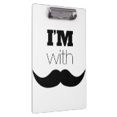 私は口ひげがある クリップボード (右)