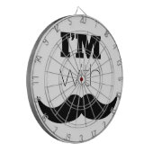 私は口ひげがある ダーツボード (正面左)