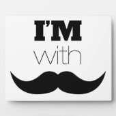 私は口ひげがある フォトプラーク (正面)