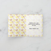 私は口ひげを生やして母の日の挨拶 カード (内部)