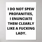 私は口答えはしない、私は彼らを認おもしろいめる。 ポスター (正面)