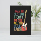 私は古いかもしれない得が、すべてのバンドCを見カッコいいたい サンキューカード (スタンド正面)