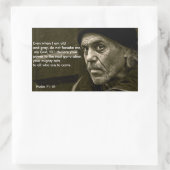 私は古い時でも私のステッカーを忘れてはいけない 長方形シール (バッグ)