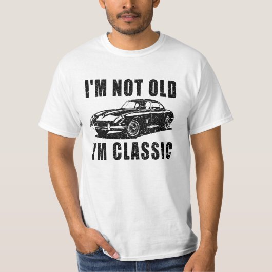 私は古い父おもしろいの日ではない Tシャツ (正面)